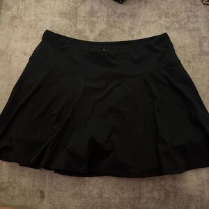Elegant Black Skater Skirt